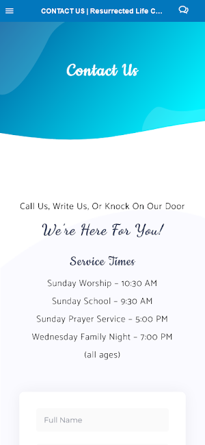 Resurrected Life Church, TX Screenshot 3