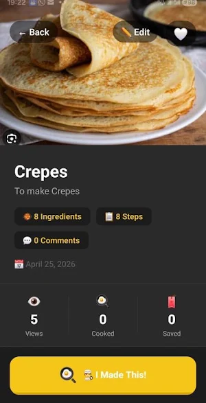 Family Recipes Screenshot 1