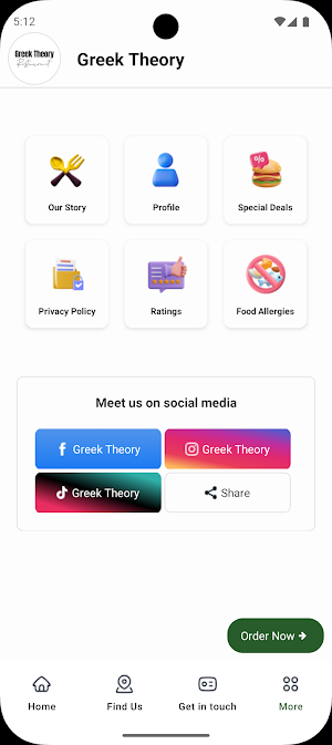 Greek Theory Restaurant Screenshot 3