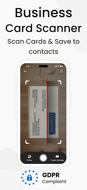 Business Card Scanner - CardAi Screenshot 0