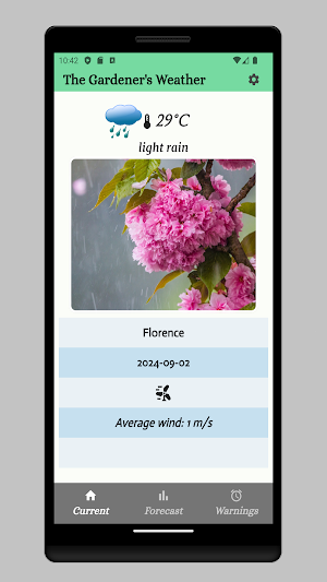 Gardener's Weather Warning Screenshot 2