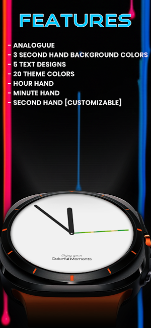 Splashy - Simple Watch Face Screenshot 3
