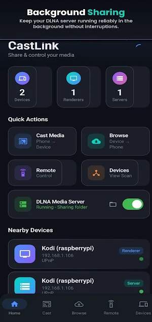 CastLink - DLNA/UPnP TV Cast Screenshot 0