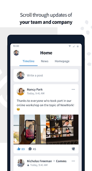 MTS Connect Employee App Screenshot 2