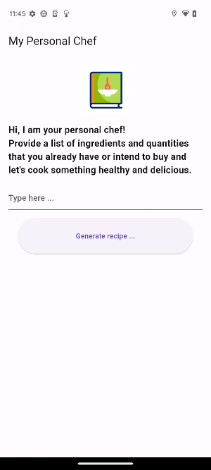 My Personal Chef Screenshot 2