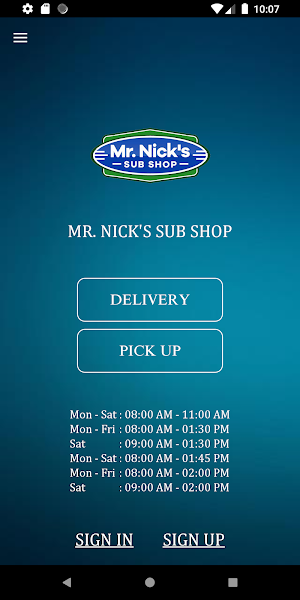 Mr. Nick's Sub Shop Screenshot 1