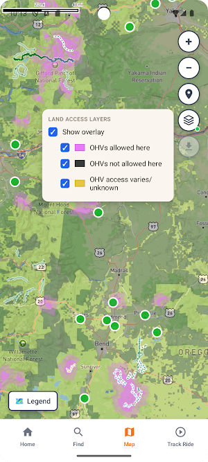 Braaply: Dirt Bike Trail Maps Screenshot 0