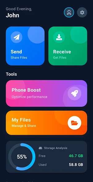 ZapShare Fast Transfer Screenshot 0