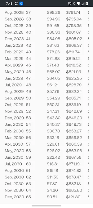 Debt Calculator Screenshot 3