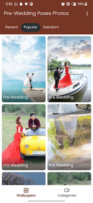 Pre Wedding Couple Pose Photos Screenshot 3
