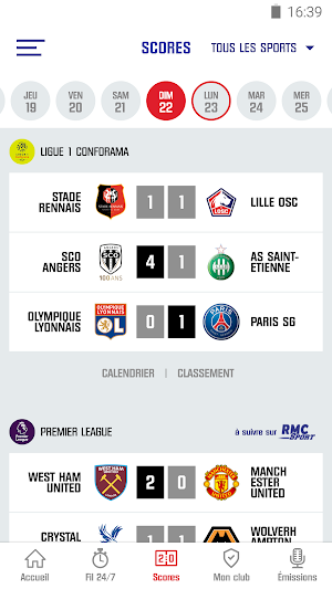 RMC Sport News - Actu Foot et Sports en direct Screenshot 3