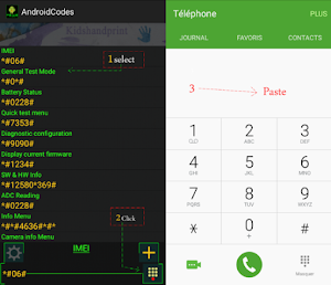 Droid Secret Codes Screenshot 2