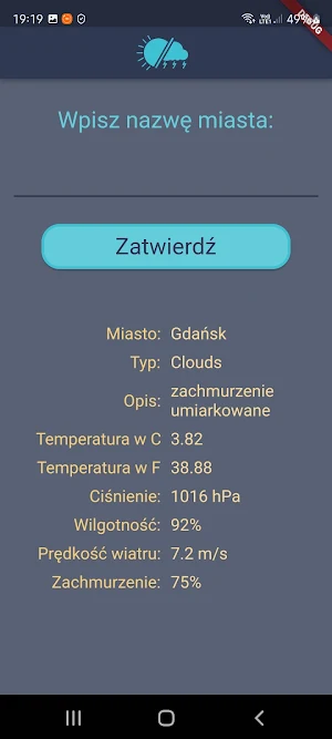 City Weather App Screenshot 1