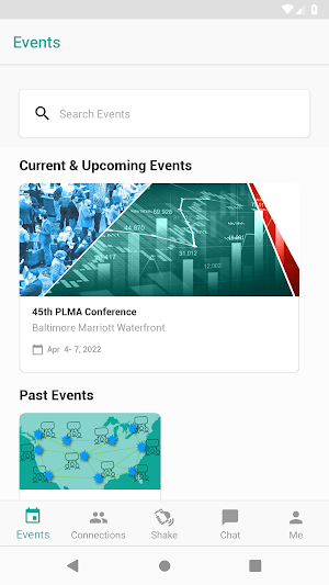 PLMA Conferences Screenshot 1