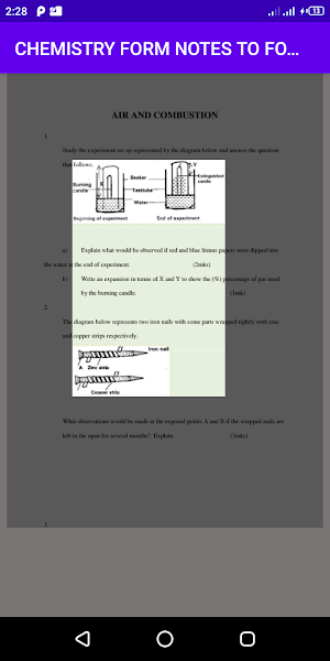 CHEMISTRY FORM ONE TO FOUR NOTES PLUS REVISION Screenshot 3