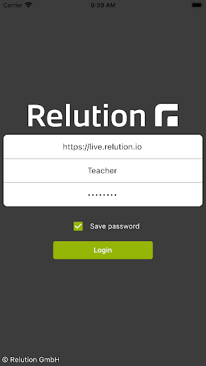 Relution Teacher Screenshot 0