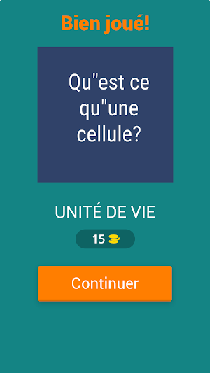 Quiz de Biologie Screenshot 1