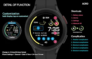 ACRO Hive one watchface Screenshot 2
