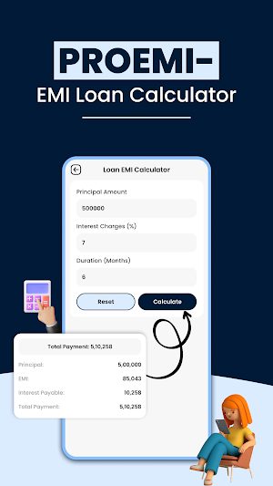 PROEMI - EMI Loan Calculator Screenshot 1