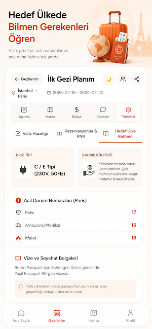 Wayfarer - Gezi Planla Screenshot 2