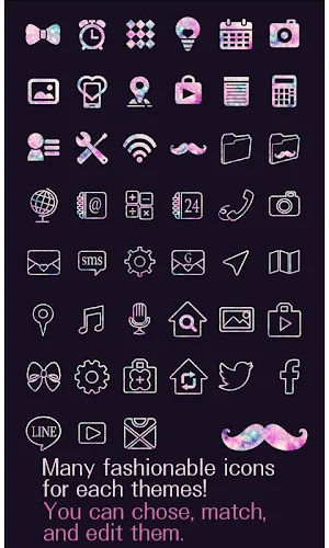 wallpaper-Moustache Universe- Screenshot 3