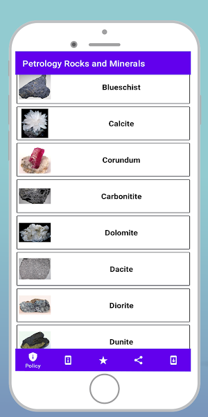 Petrology Rocks and Minerals Screenshot 2