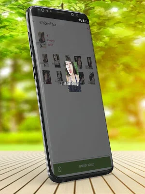 Beautiful girl WAstickerapps - WA stickers Screenshot 3