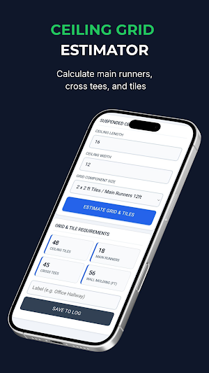 Drywall Stud & Ceiling Calc Screenshot 2