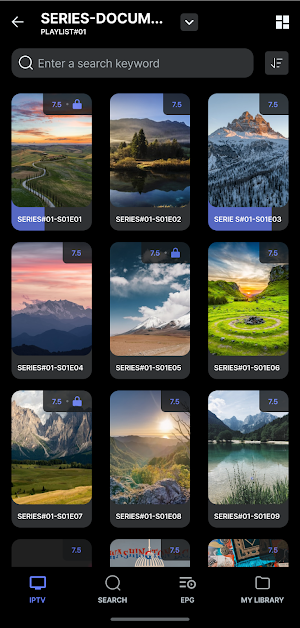 IPTV Player - DIIXTREAM Screenshot 1