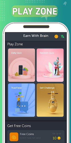 Trivia - Earn With Brain Quiz Screenshot 0