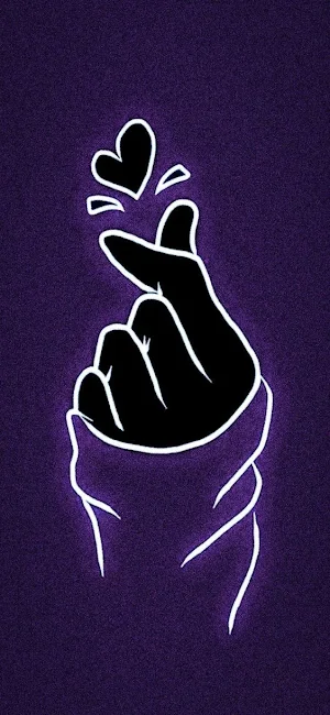 Finger Heart Wallpapers Screenshot 1