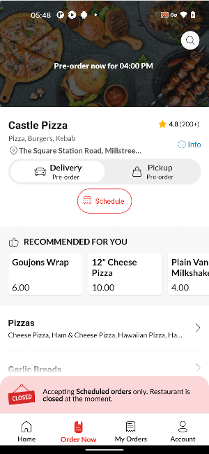 Castle Pizza Screenshot 2