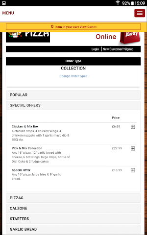 Caspian Pizza Heywood Screenshot 3
