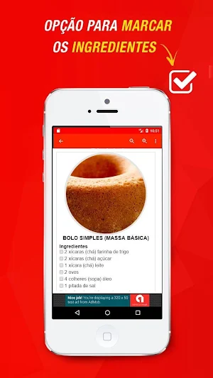 Receitas de Bolo de Trigo Screenshot 0