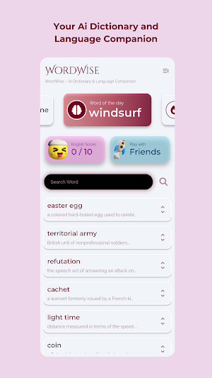 WordWise AI Dictionary Screenshot 0