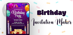 Birthday Invitation Card Maker Screenshot 0