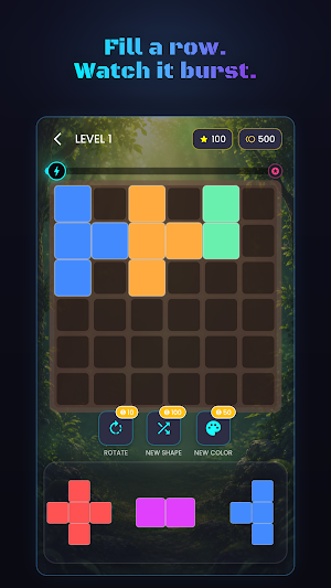 Hyper Puzzle: Neon Blocks Screenshot 0