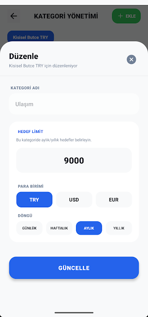 Expara: Bütçe ve Gider Takibi Screenshot 3