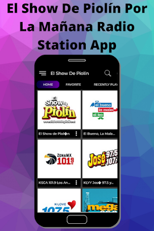 El Show De Piolín Por La Mañana Radio Station App Screenshot 0
