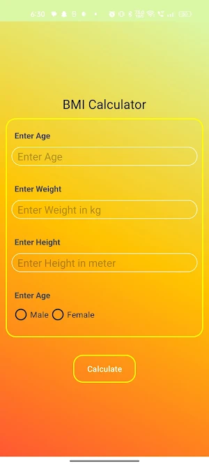 bm icalculator Screenshot 0