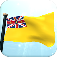 Niue Flag 3D Live Wallpaper
