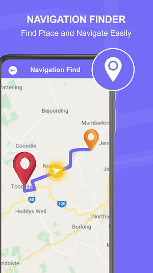 GPS Route Finder, Traffic, Voice Navigation Screenshot 1