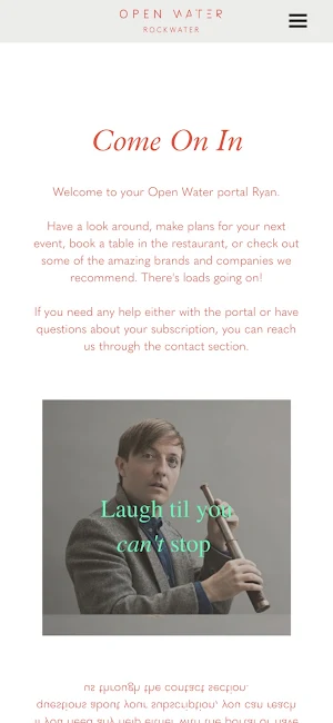 Open Water Subscription Screenshot 2