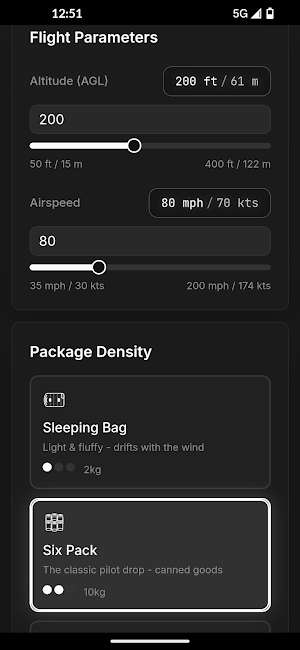 DROP Aerial Delivery Simulator Screenshot 1