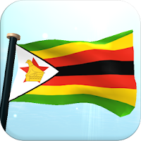 Zimbabwe Flag 3D Wallpaper