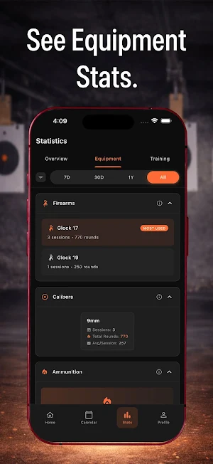 Zero Point - Range Log Screenshot 2