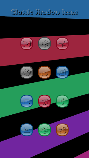 Classic Shadow Colors Icons Screenshot 0