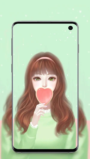 Cute Laurra Girl Wallpaper Screenshot 3