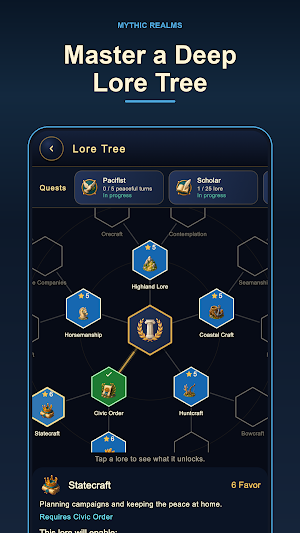 Mythic Realms: 4X Strategy Screenshot 3