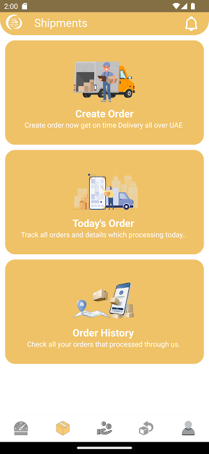 Goldline Delivery Services Screenshot 2